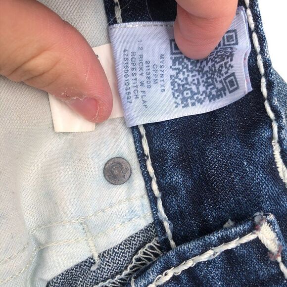 True Religion Jeans Size 31 RICKY Blue - Picture 6 of 12